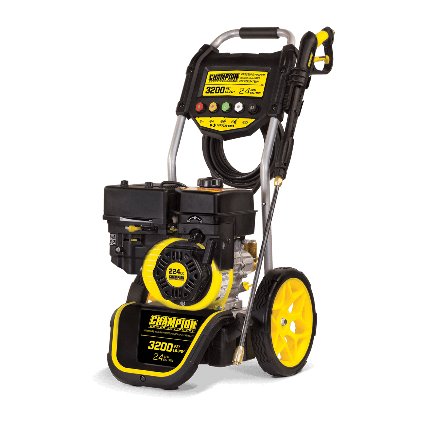 Champion Petrol Pressure Washer 220 Bar (3200 PSI) 9.0 LPM