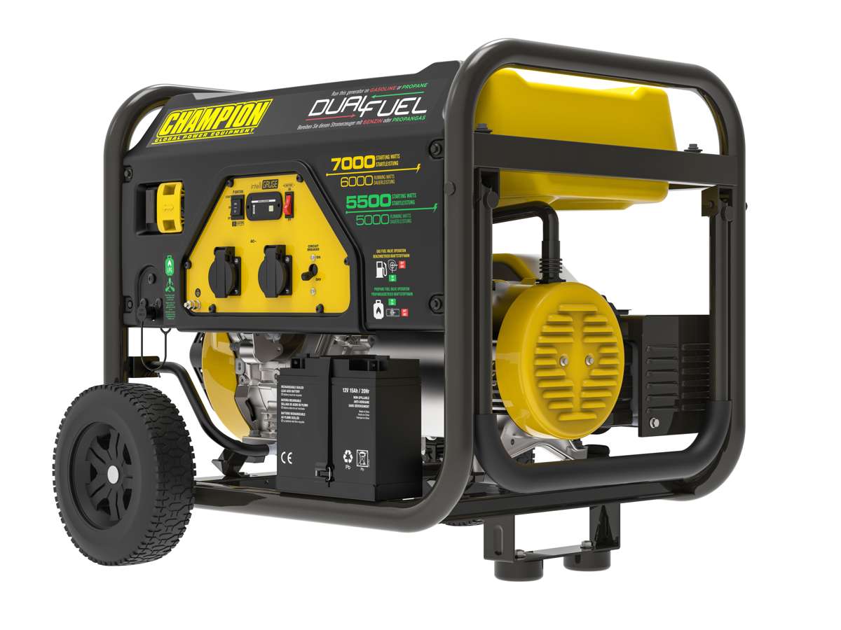 Champion 7000W LPG and Petrol Dual Fuel Generator | Champion Power 