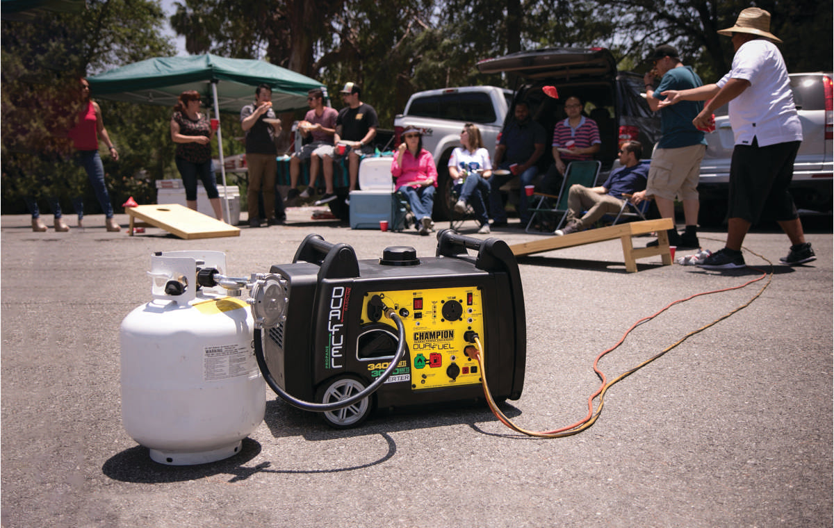 Champion 3500 Watt LPG Dual Fuel Inverter Generator