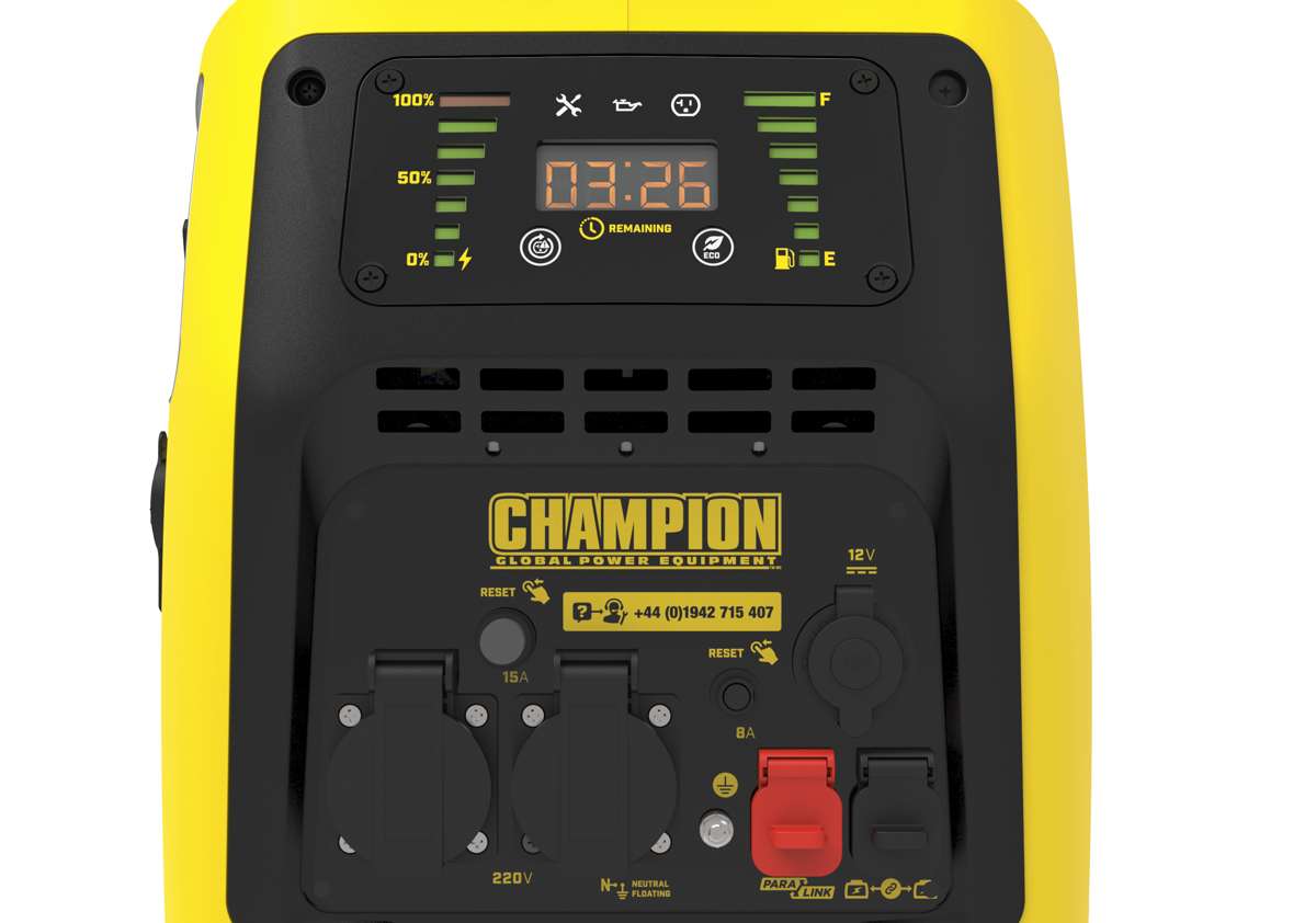 Champion 2000 Watt LPG Dual Fuel Inverter Generator