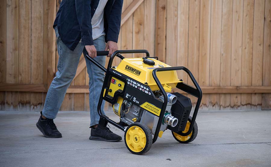 Champion 5cm Clean/Dirty Water Pump with Hose Kit