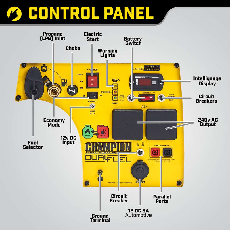 Champion Stromerzeuger Inverter Benzin-Generator 73001I-DF-EU