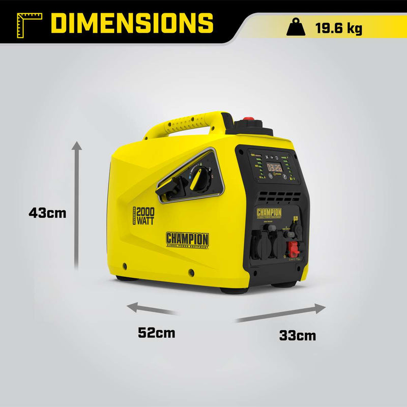 Champion 2000 Watt Inverter Petrol Generator