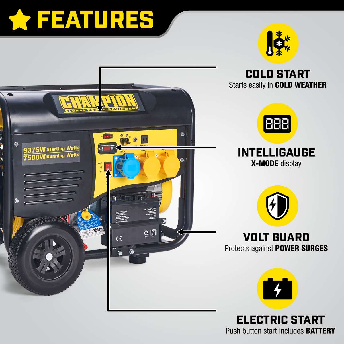 Champion 8000 Watt Petrol Generator
