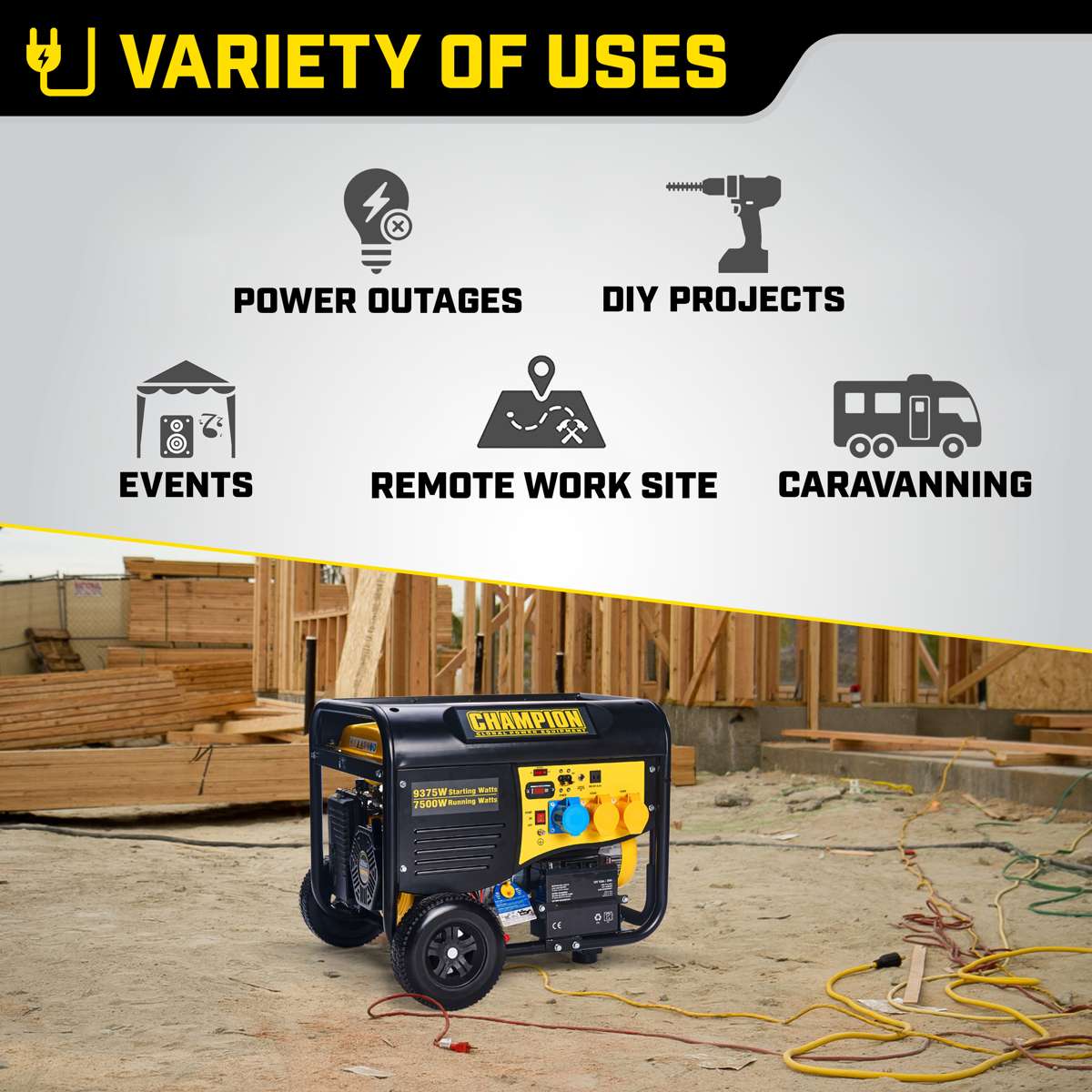 Champion 8000 Watt Petrol Generator
