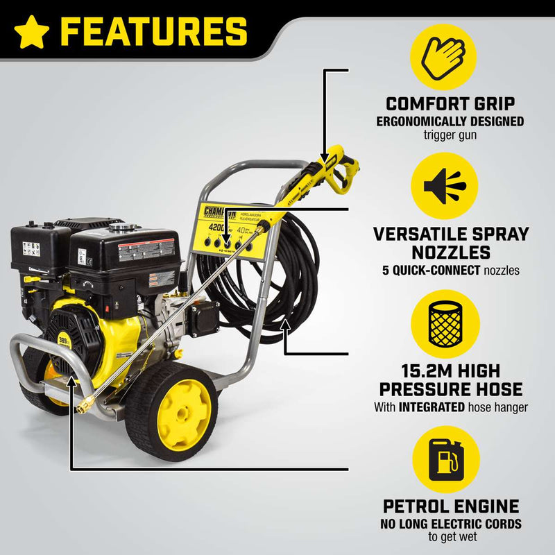 Champion 4200 psi pressure washer discount