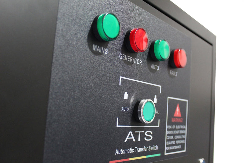 Close up of Diesel ATS - Automatic Transfer Switch